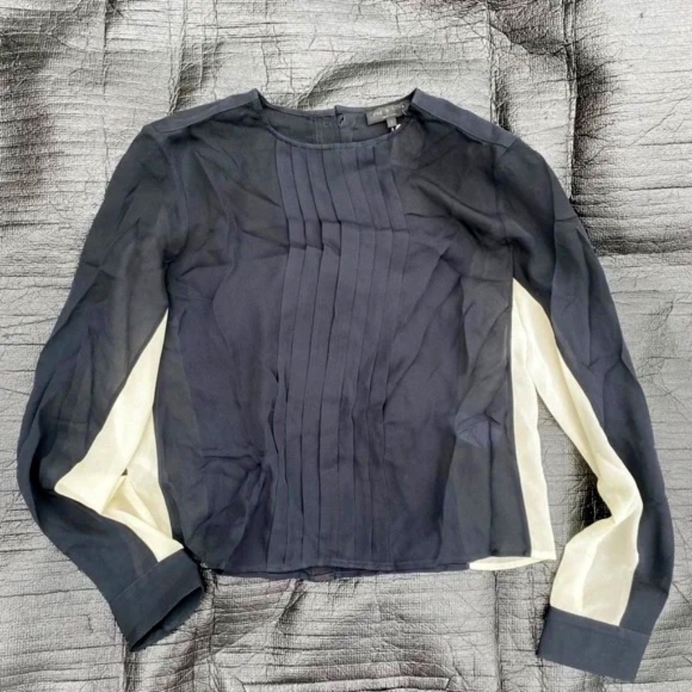100% silk rag and bone blouse